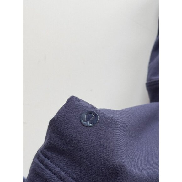 LULULEMON Ceremony Deep Indigo French Terry Hooded Sweatshirt, Size S - Picture 13 of 14